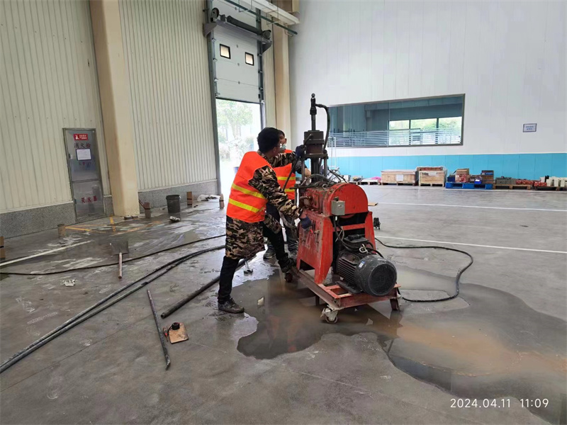 濂溪厂房地面下沉塌陷注浆加固施工